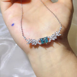 2 Carat 925 Sterling Silver Moissanite Necklace thumbnail 2