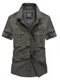 Men's Plus Size Casual Short-Sleeve Shirt thumbnail 3