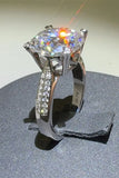 5 Carat Moissanite 925 Sterling Silver Ring thumbnail 5