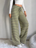 Striped Knit Wide-Leg Pants thumbnail 2