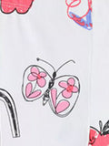 Children's Whimsical Doodle Print Flared Leggings thumbnail 3