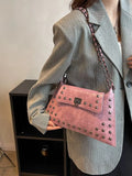 Studded Flap Chain Shoulder Bag thumbnail 10