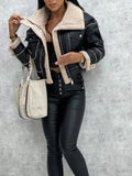 Sherpa Trim Cropped Jacket thumbnail 12