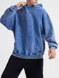 Men's Washed Oversized Long Sleeve Hoodie thumbnail 2