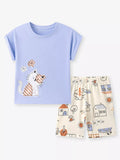 Children's Cat T-shirt and Shorts Set thumbnail 2