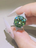 5 Carat Moissanite 925 Sterling Silver Ring thumbnail 3