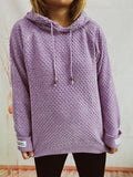 Drawstring Long Sleeve  Hooded Sweater thumbnail 8