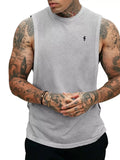 Men's Full Size Round Neck Tank Top Plus Size thumbnail 3
