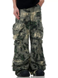Men's Camouflage Loose Fit Cargo Pants thumbnail 2