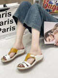 Open Toe Contrast Sandals thumbnail 3
